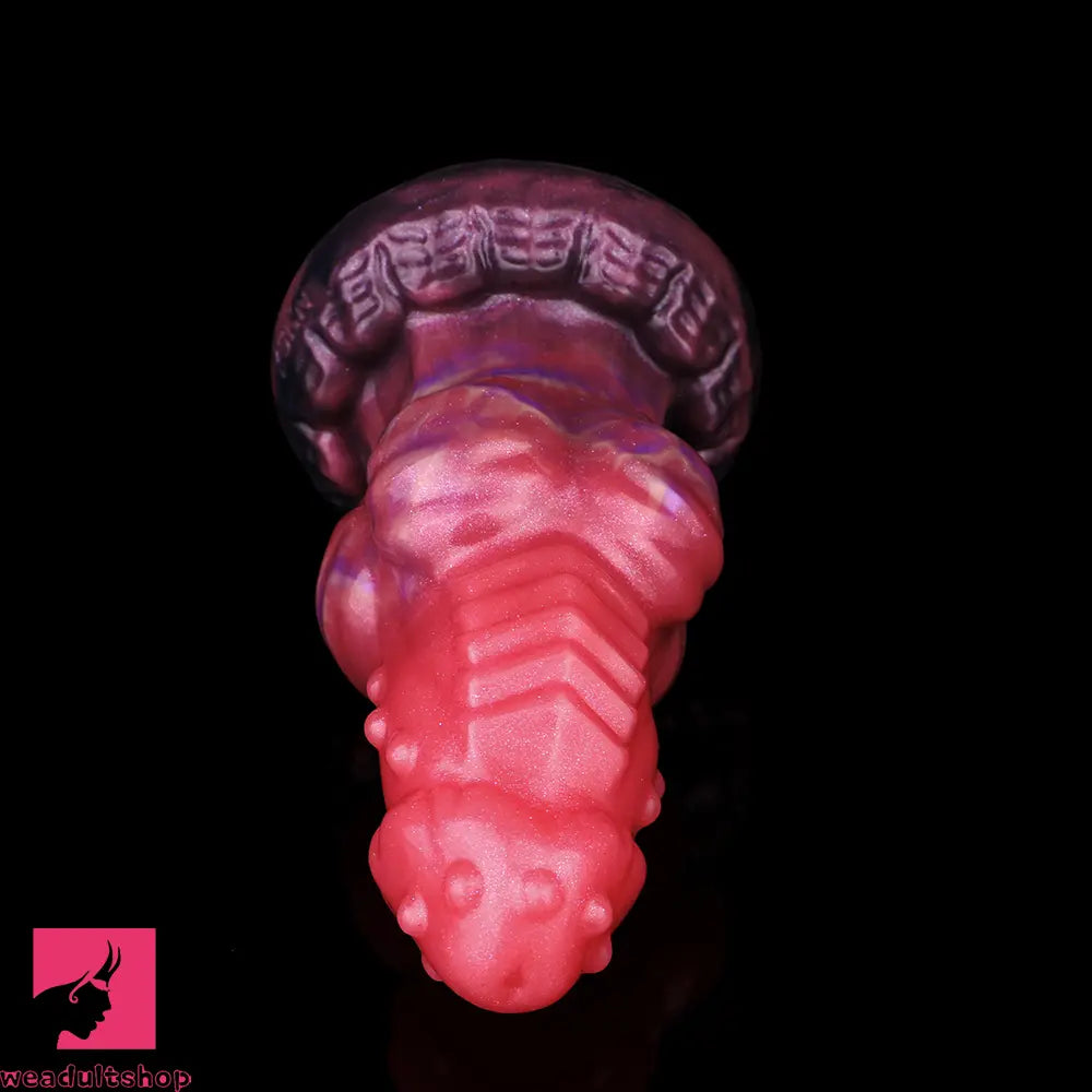 5.71in Fantasty Knot Spiked Silicone Dildo Soft Masturbator Simulate Sex