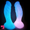 7.67in Luminous Silicone Soft Dragon Dildo For Women Penis Masturbation