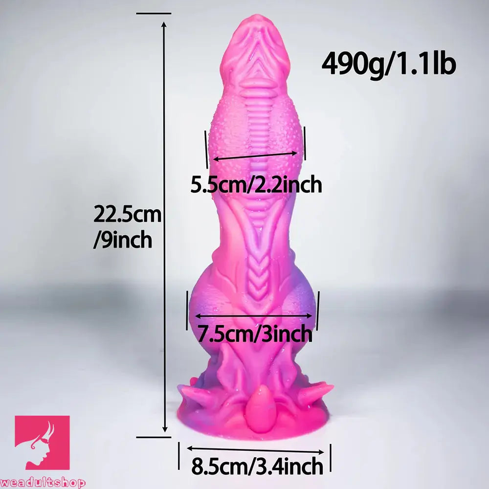 9in 10in Silicone Thick Monster Sex Toy Realistic Animal Dildo For Adults