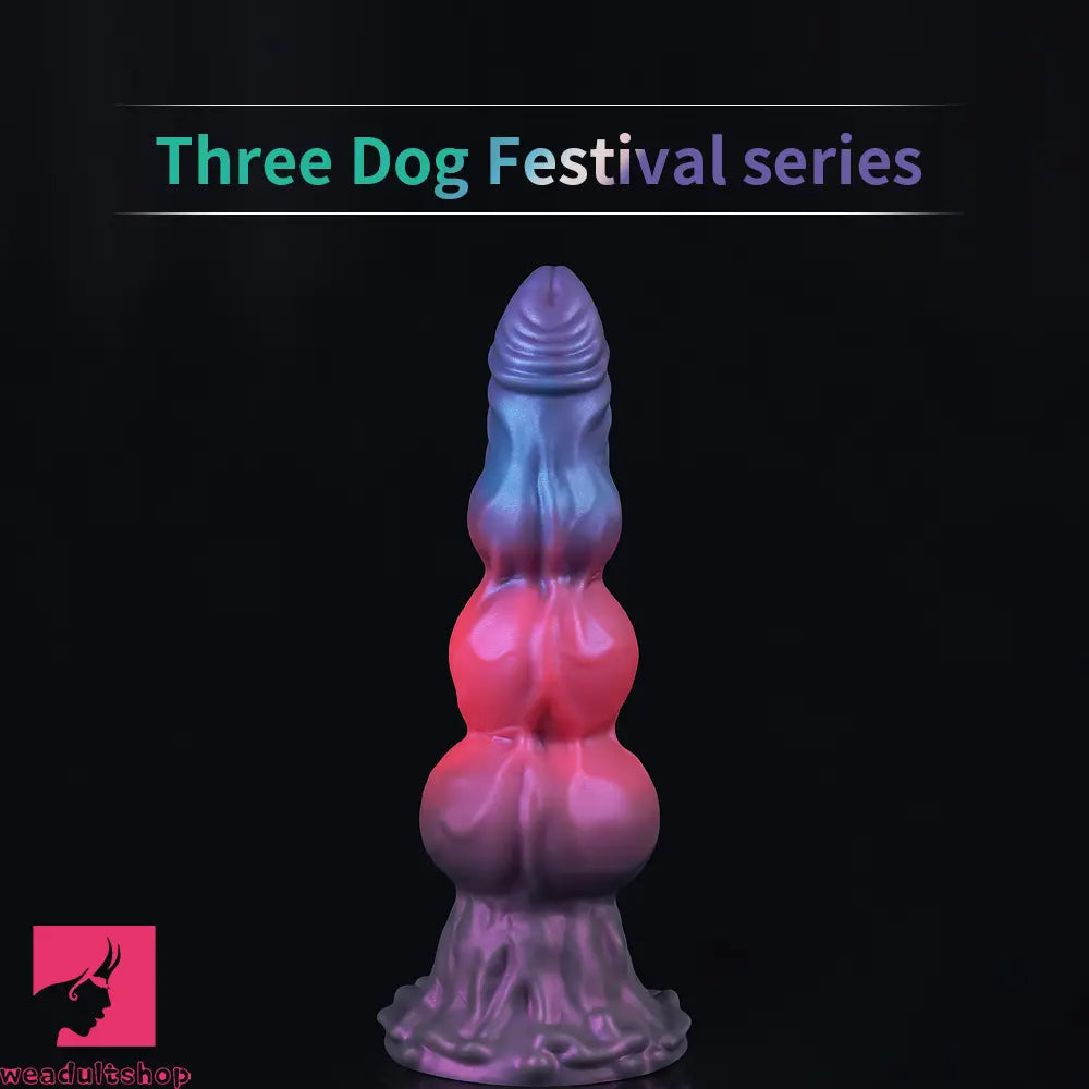 9.84in Knot Design Silicone Soft Big Silicone Large Fat Suction Cup Dildo