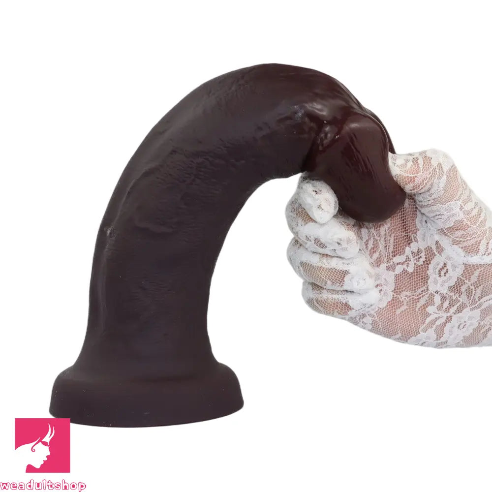 10.23in Big Realistic Skin Silicone Soft Dildo Meaty Feeling Solo Play Accessory