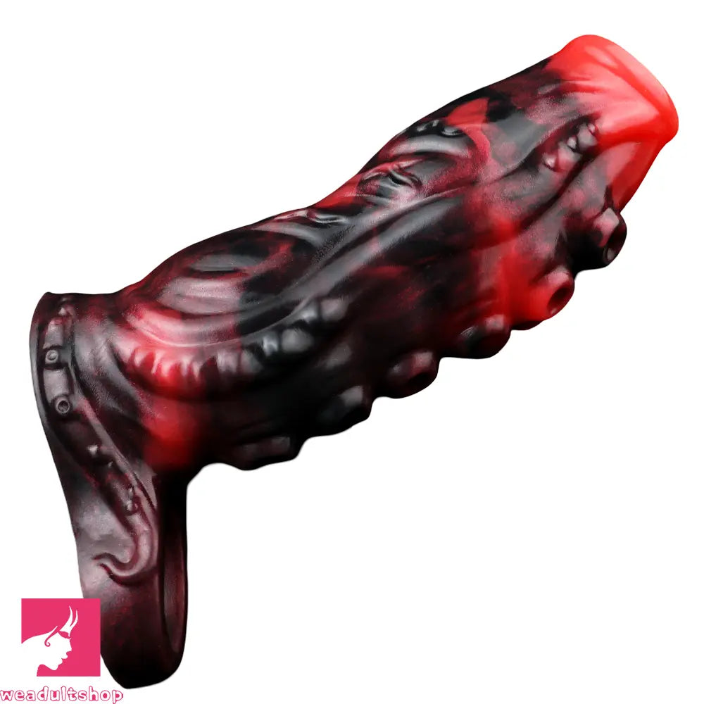 4.96in 5.51in 6.69in Tentacle Animal Soft Dildo Sleeve Cock Sex Extender