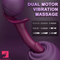 9.84in Dual motor Double-Ended G Spot Automatic Silicone Strap on Dildo