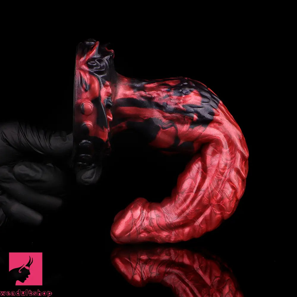 8.46in Knotted Silicone Big Animal Monster Odd Dildo Orgasm Cock