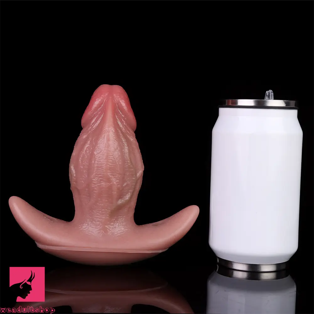 5.7in Male Using 10 Frequency Vibration Role Play Cock Dildo Tail Butt Plug