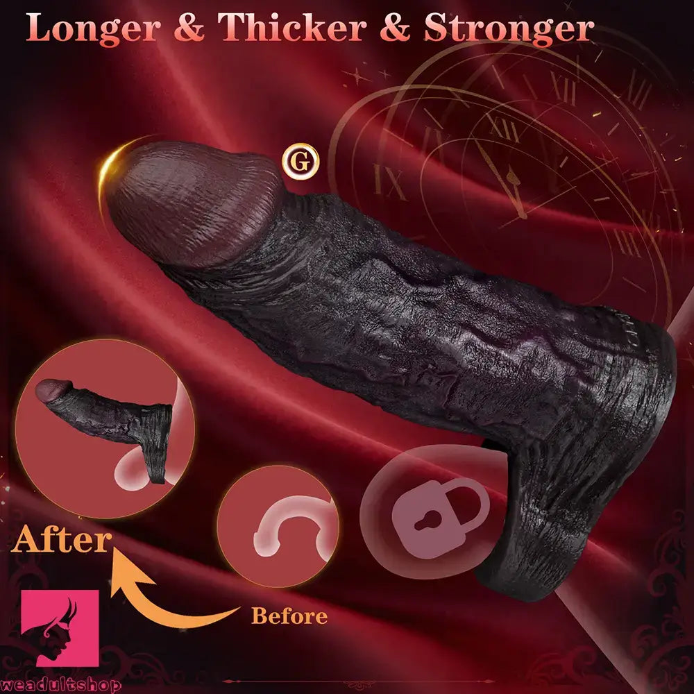 6.57in Durable & Reusable Design Dildo Sleeve For Enhanced Pleasure Love