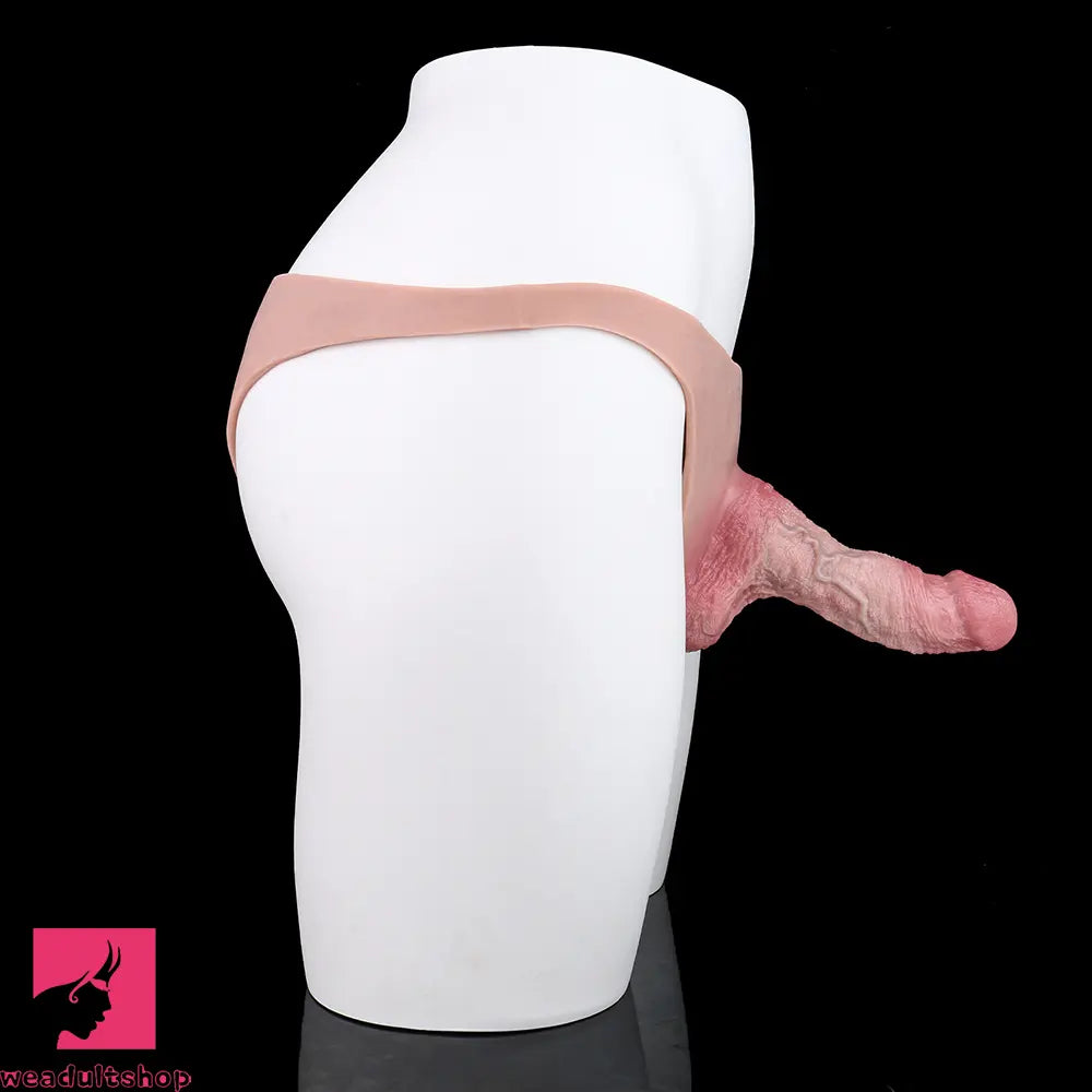 7.36in Hollow Strap on Dildo Panty With Realistic Skin Texture Pleasure