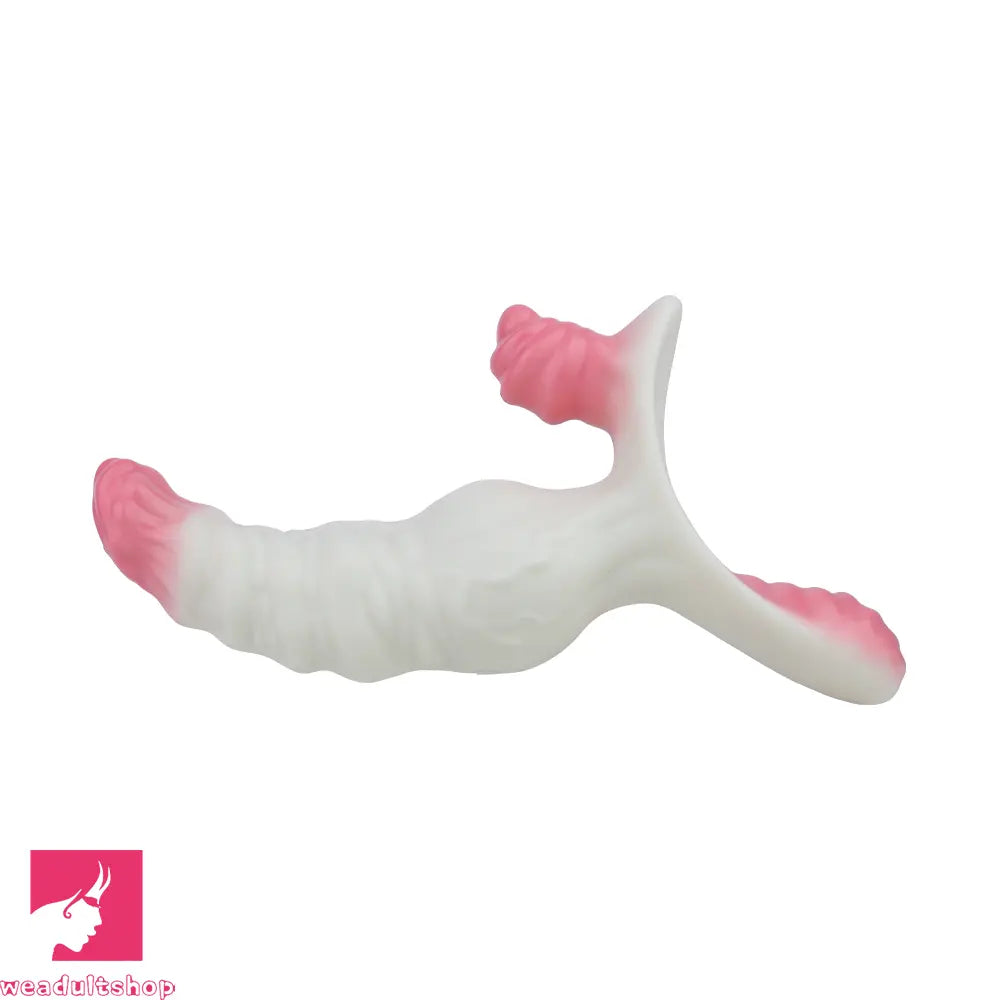 6.42in Monster Fantasy Wearable Strap on Vibrating Anal Silicone Dildo