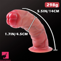 5.51in Realistic Liquid Silicone Female Dildo Thick Self-Entertainment Cock
