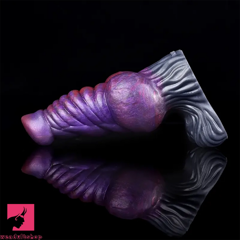 7.48in Silicone Penis Sleeve With Cock Ring Fantasy Vaginal Hollow Dildo