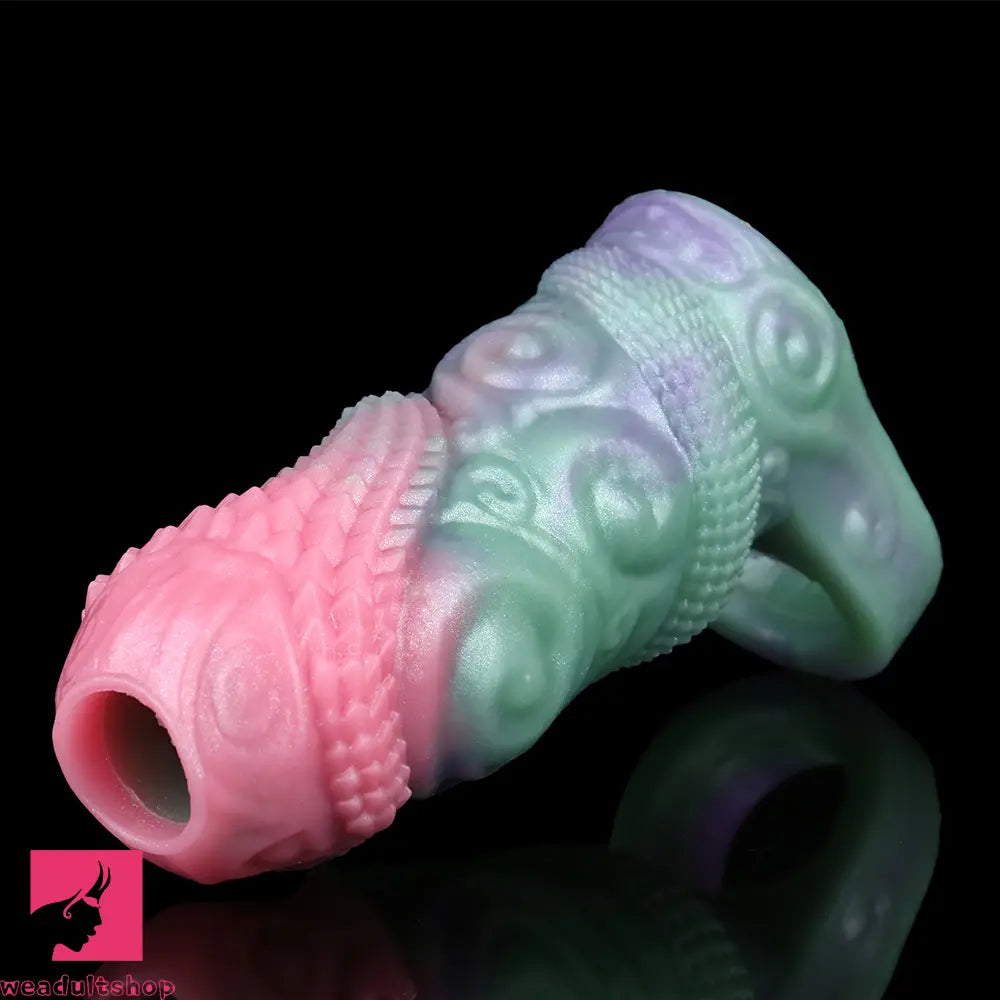 5in Wyrm Bloom SHAZ-3017 Fantasy Hollow Dildo Sleeve Cock Extension