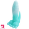 6.69in 9.44in Dinosaur Uncut Silicone Soft Luminous Penis Dildo With Tail