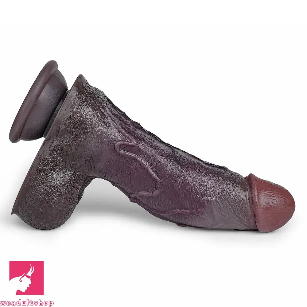 7.48in Dual Density Silicone Soft Real Cock Dildo For G Spot Cock Love Play