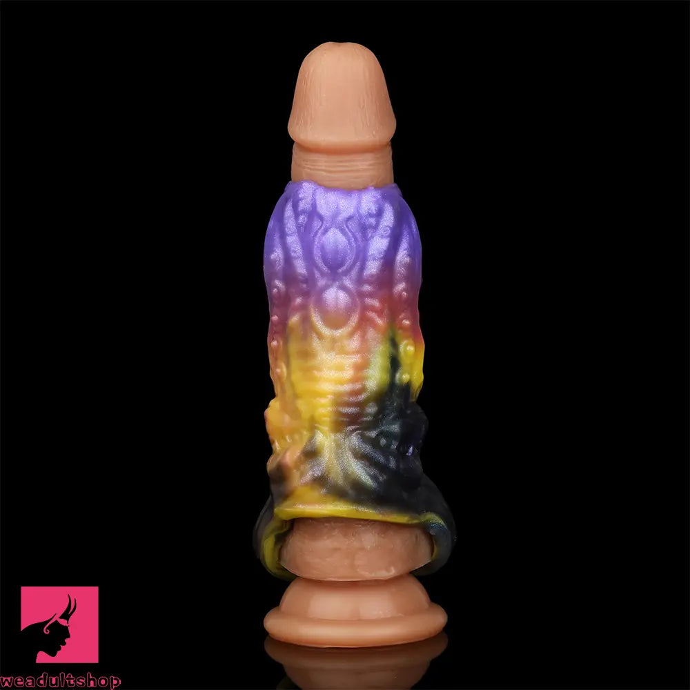 4.92in Egyzos Tentacle Silicone Soft Dildo Sleeve Cock Extender Sex Toy