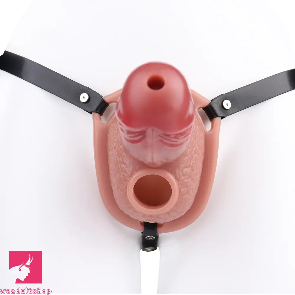 6.69in Soft Cock Cage Strap on Chastity Dildo With Lock With Cock Ring