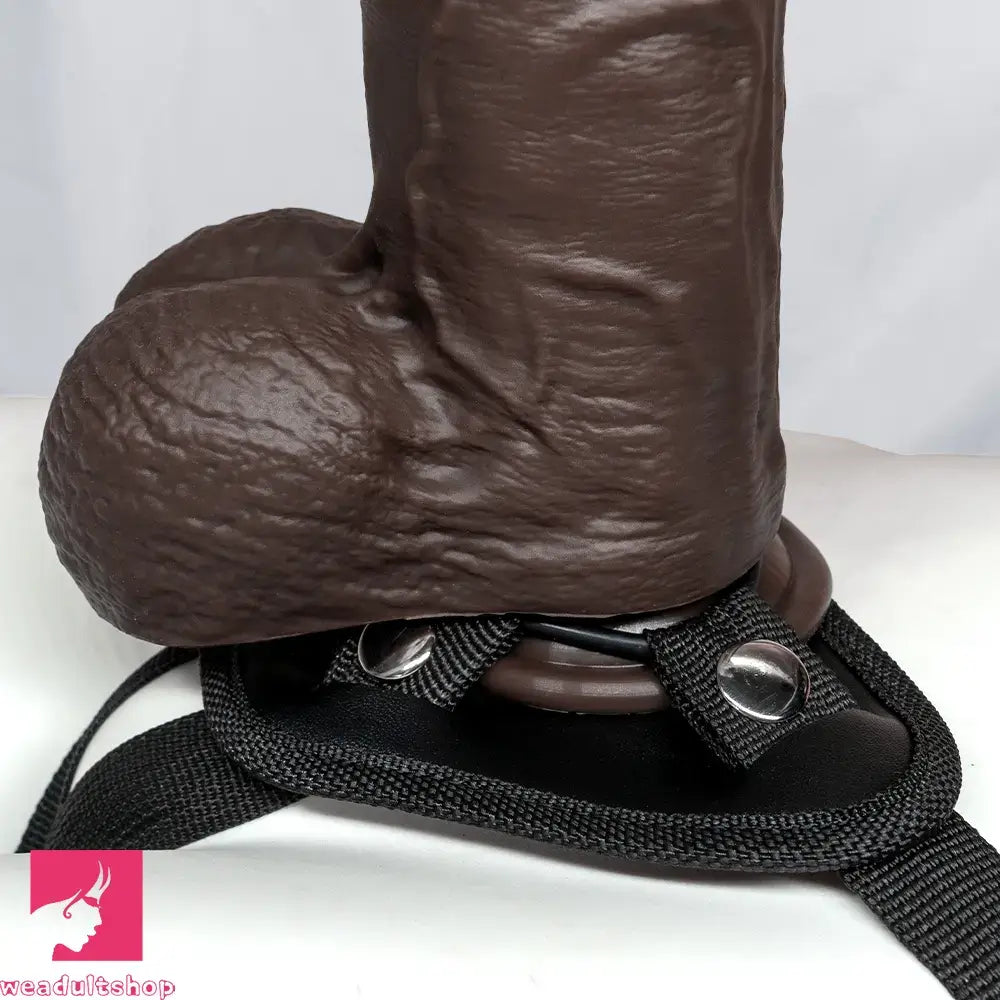 7.87in 9.25in 10.62in Uncut Foreskin Strap on Dildo Masturbation Cock Toy