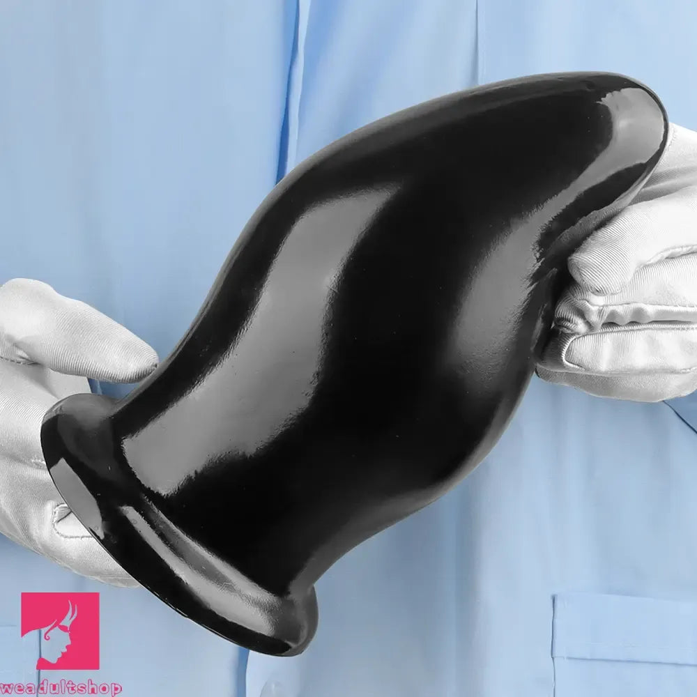 7.87in 9.44in PVC Black Anal Plug Thick Fat Big Dildo Cock With Suction Cup