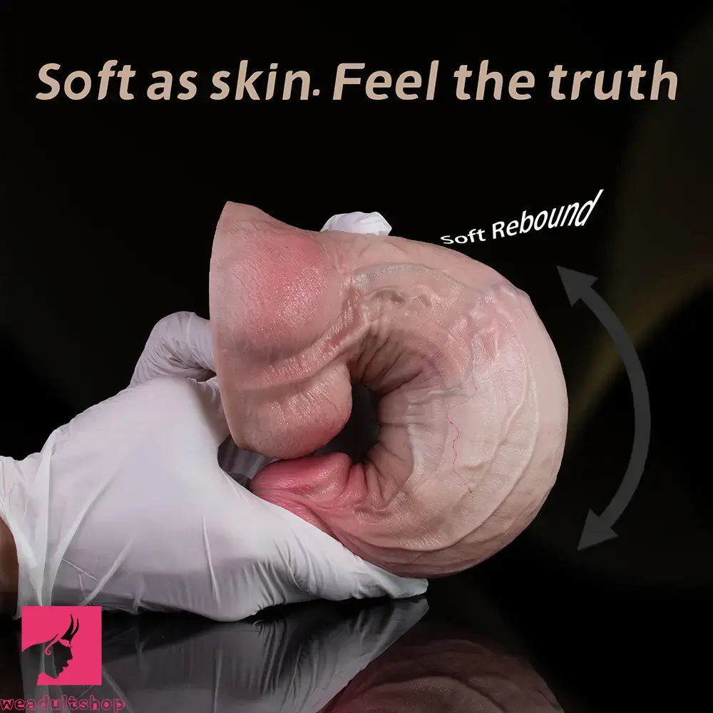 9.17in Dual Density Silicone Big Realistic Dildo Perfect For G-Spot Stimulation