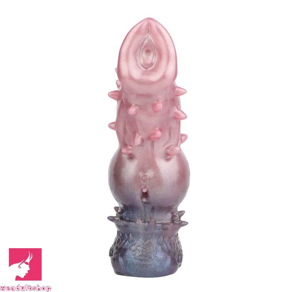 7.48in Spiked Fantasy Penis Sleeve With Cock Ring Dildo For Intimation