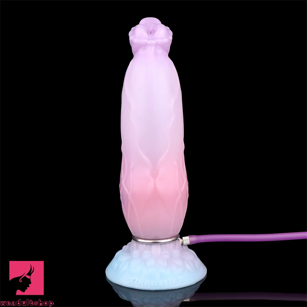 8.3in Inflatable Silicone Soft Fantasy Dildo Adult Toy For Gay Men Cock