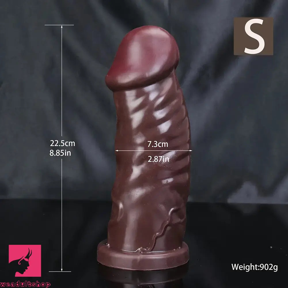8.85in 10.62in 11.81in Silicone Mushroom Head Bold Thick Anal Fantasy Dildo