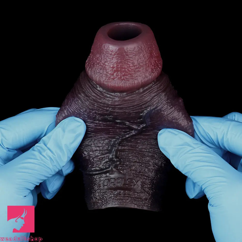 4.09in 4.64in 5.51in Lifelike Cock Soft Silicone Flexible Real Dildo Sleeve