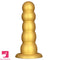 7.08in 9.05in 10.62in Silicone Soft Five-Bead Pull-Bead Butt Plug Cock Dildo