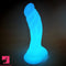 7.67in Luminous Silicone Soft Dragon Dildo For Women Penis Masturbation