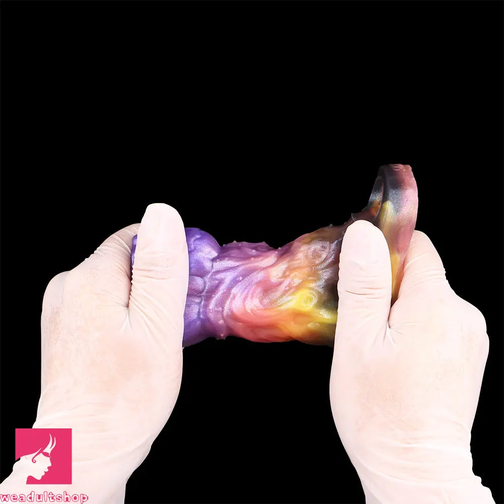 4.72in Ogma Fantasy Odd Silicone Soft Dildo Sleeve Cock Extender Toy