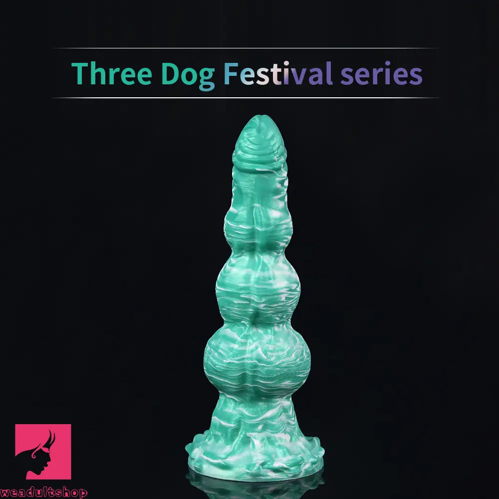 9.84in Knot Design Silicone Soft Big Silicone Large Fat Suction Cup Dildo