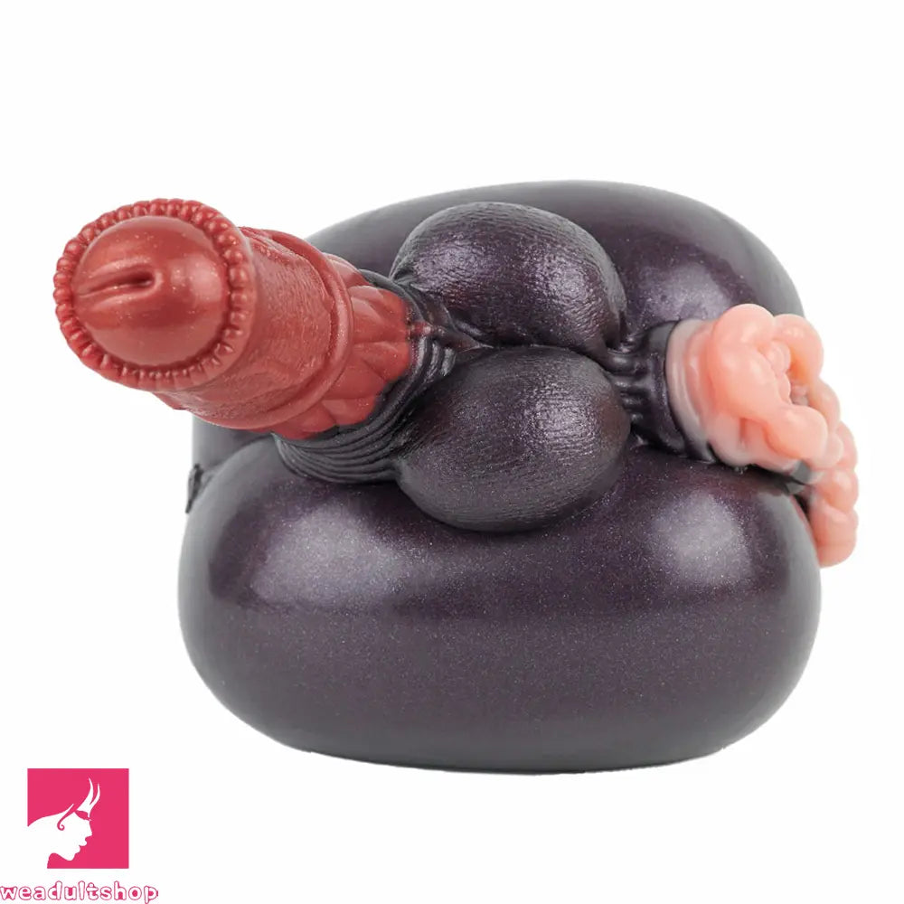 7.67in Silicone Odd Horse Dildo Masturbator Heavy Duty Suction Cup