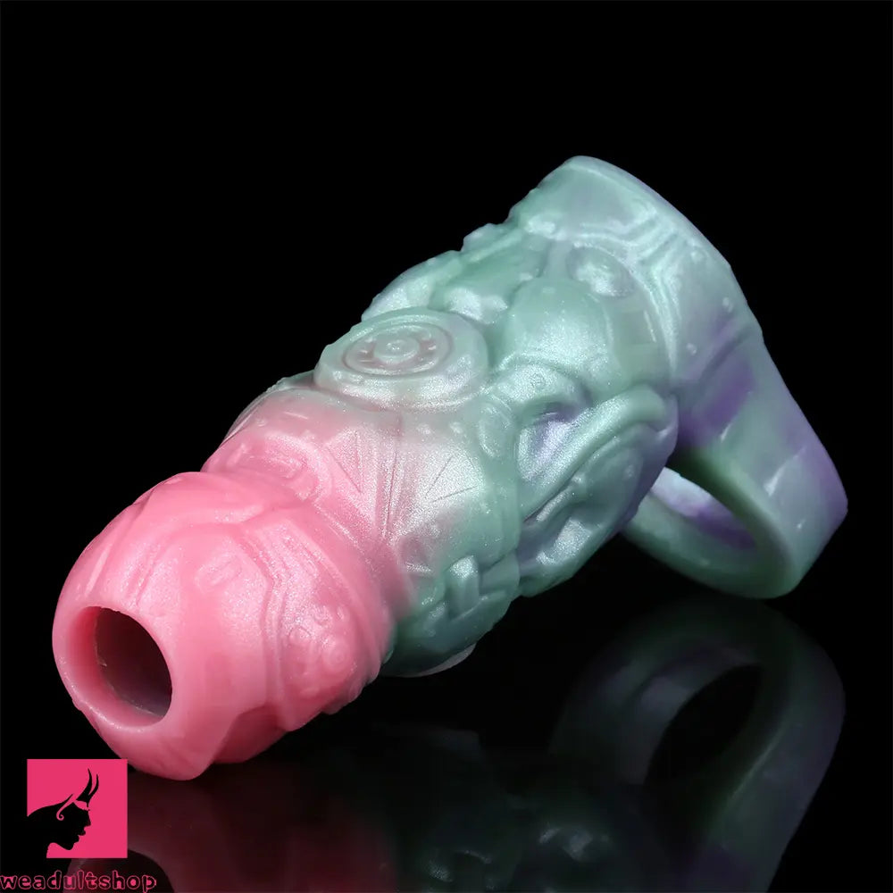 4.72in Nesting Maw SHAZ-3013 Fantasy Hollow Dildo Cock Sleeve Extension