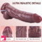 9.05in Big Skin Ejaculating Dildo Suction Cup Anal Toy Vaginal Massager