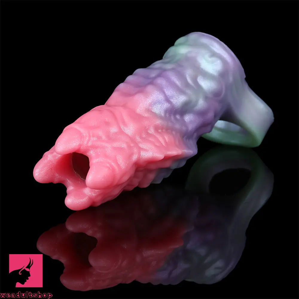4.8in Illusion Bloom SHAZ-3014 Fantasy Hollow Dildo Sleeve Extension