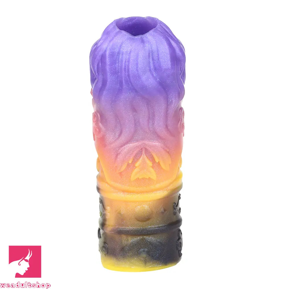 4.92in Fantasy Odd Small Silicone Soft Dildo Sleeve Cock Extender Toy