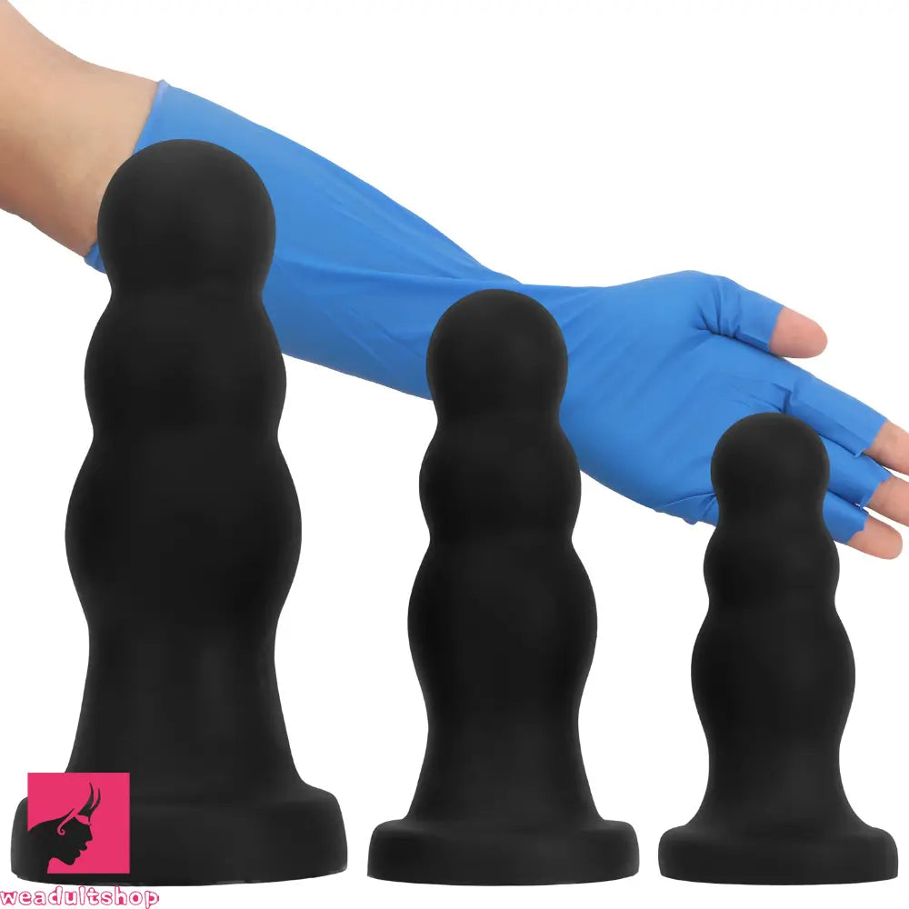 7.08in 8.85in 11.02in Soft Pull-bead Anal Plug Extra Large Thick Cock Dildo