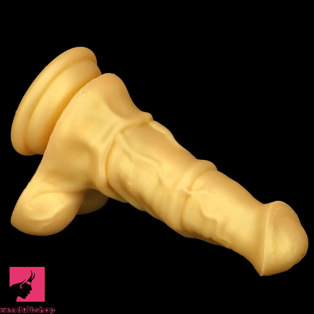 6.3in Small Horse Penis Orgasm Masturbator Silicone Soft Female Dildo