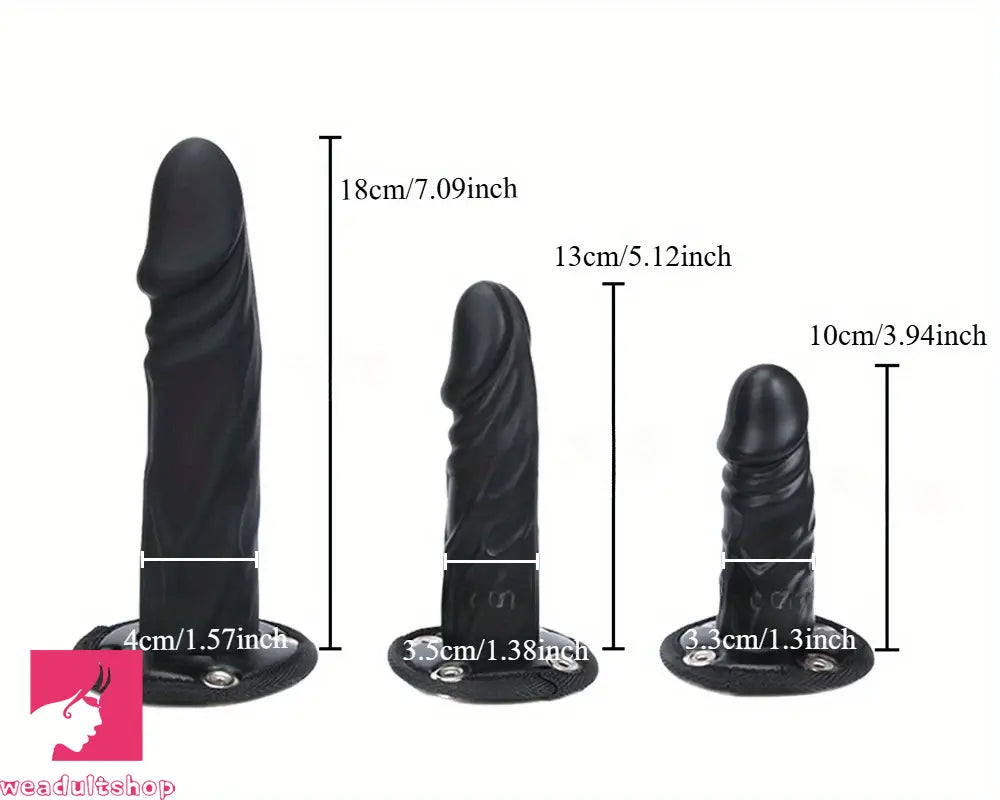 3.94in 5.12in 7.09in Adjustable Strap-On Dildo Harness For Lesbian Sex