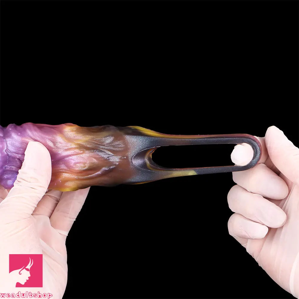 4.72in Ogma Fantasy Odd Silicone Soft Dildo Sleeve Cock Extender Toy