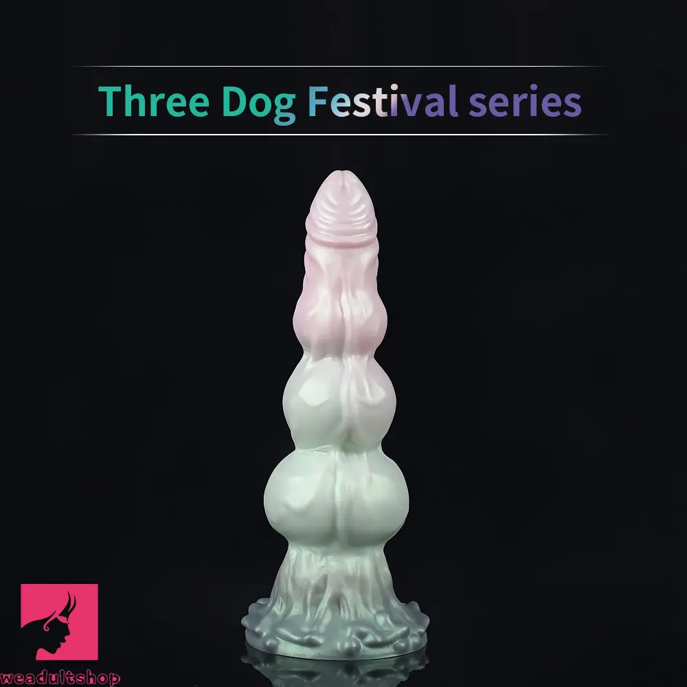 9.84in Knot Design Silicone Soft Big Silicone Large Fat Suction Cup Dildo
