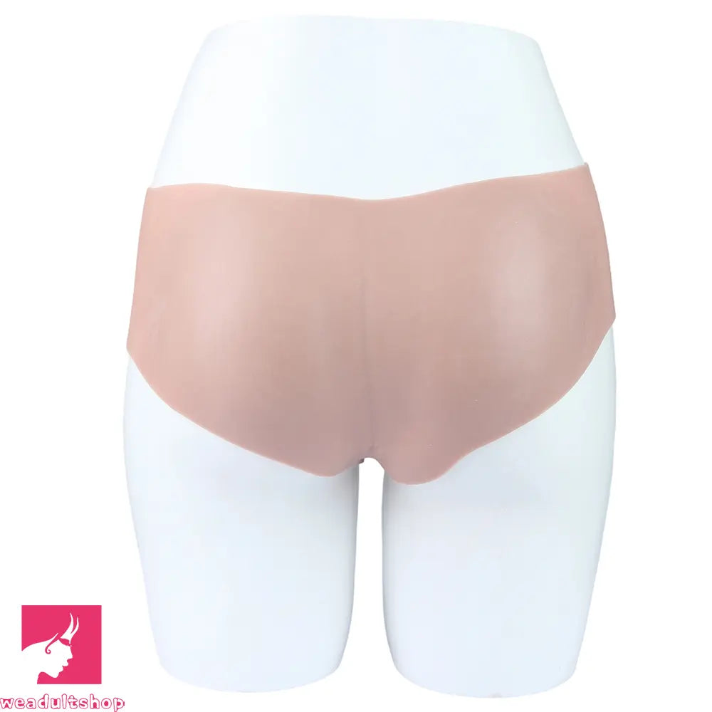 6.65in Silicone Realistic Feeling Strap on Dildo Pants Hollow Penis Sleeve