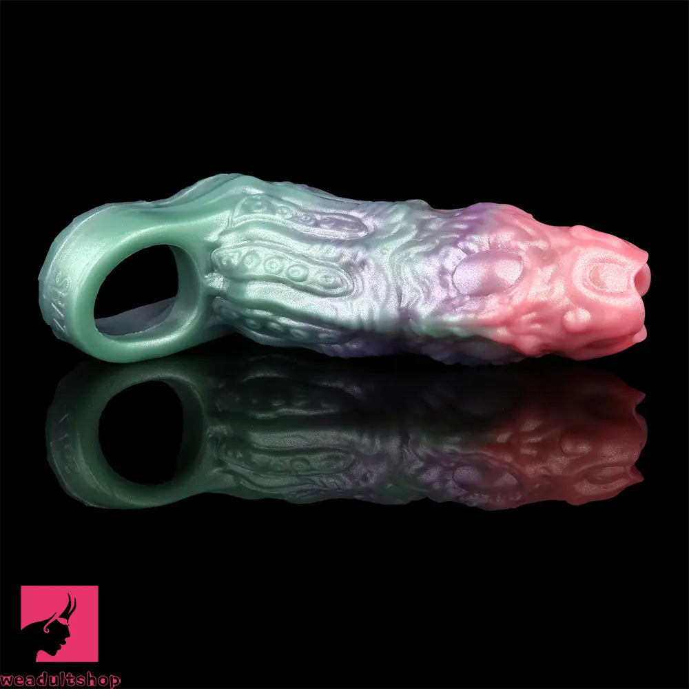 4.72in Abyssal Tendril SHAZ-3015 Fantasy Hollow Dildo Cock Sleeve Extension