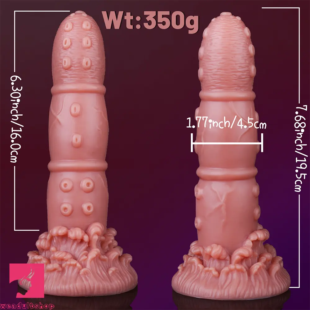 7.68in Liquid Silicone Soft Fantasy Odd Dildo For Women Vaginal Cock