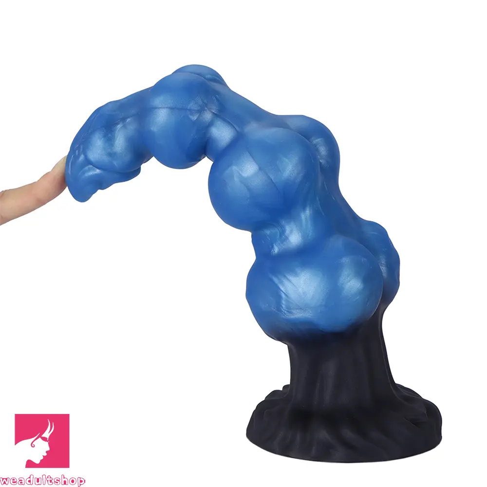 7.48in 8.66in 10.43in Knot Silicone Fantasy Animal Dildo G spot Anal Dilator