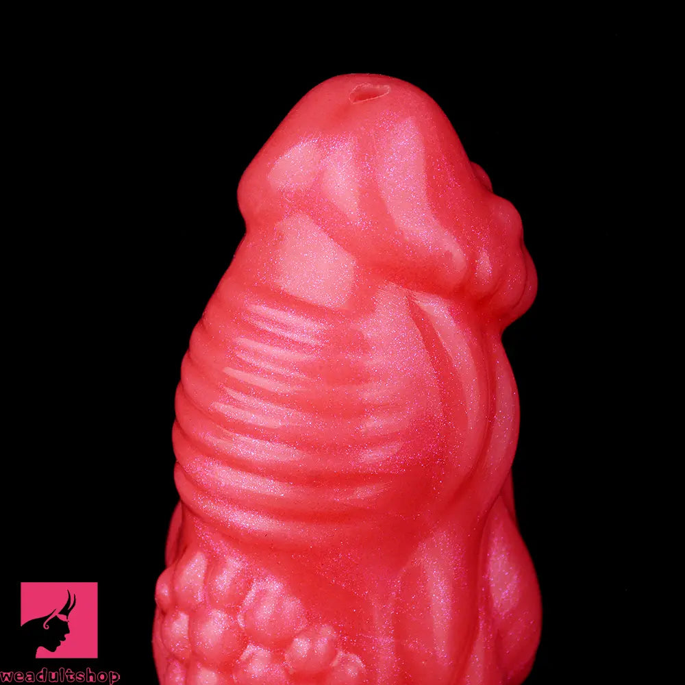 5.71in Fantasy Knot Spiked Silicone Soft Inflatable Spraying Water Real Dildo