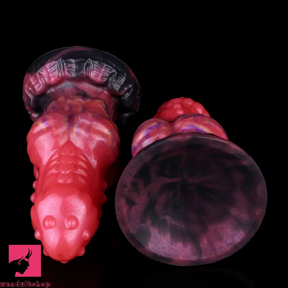 5.71in Fantasty Knot Spiked Silicone Dildo Soft Masturbator Simulate Sex