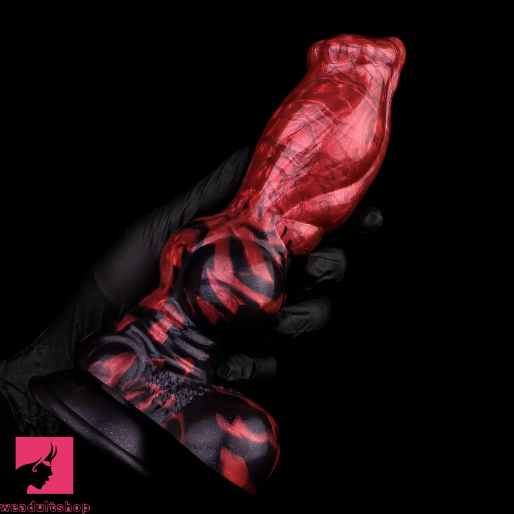 8.46in Dog Knot Super Realistic Texture Soft Deep Penetration Cock Sex Toy