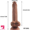 7.08in Realistic Penis Dildo Strong Suction Cup Penis Anal Dildo Adult Toy
