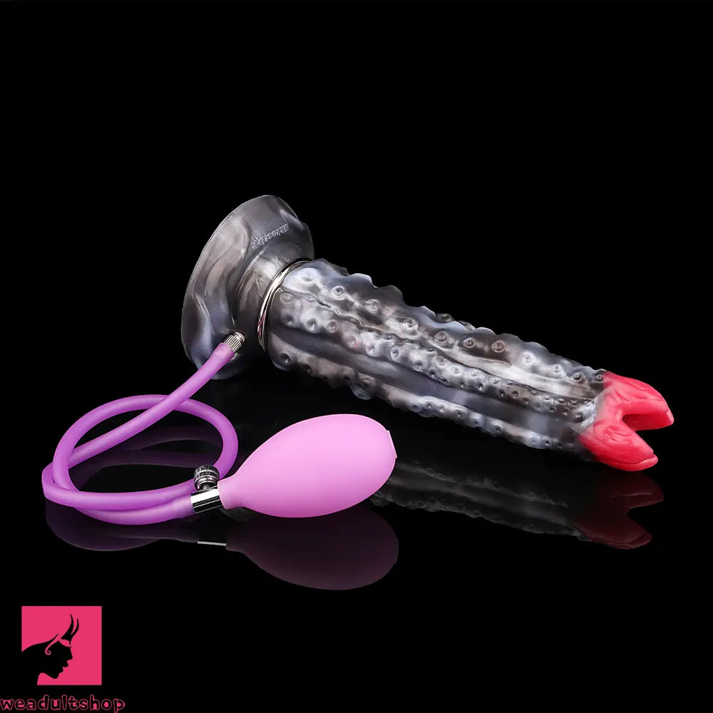 9.92in Tentacle Ovipositor Egg Laying Inflatable Dildo For Cock Masturbation