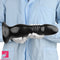8.66in 12.2in Big Head Anal Dilation Black Big PVC Anal Plug Cock Dildo